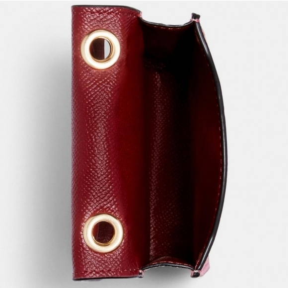 NWT Coach North/South Phone Crossbody in Colorblock - Picture 4 of 6